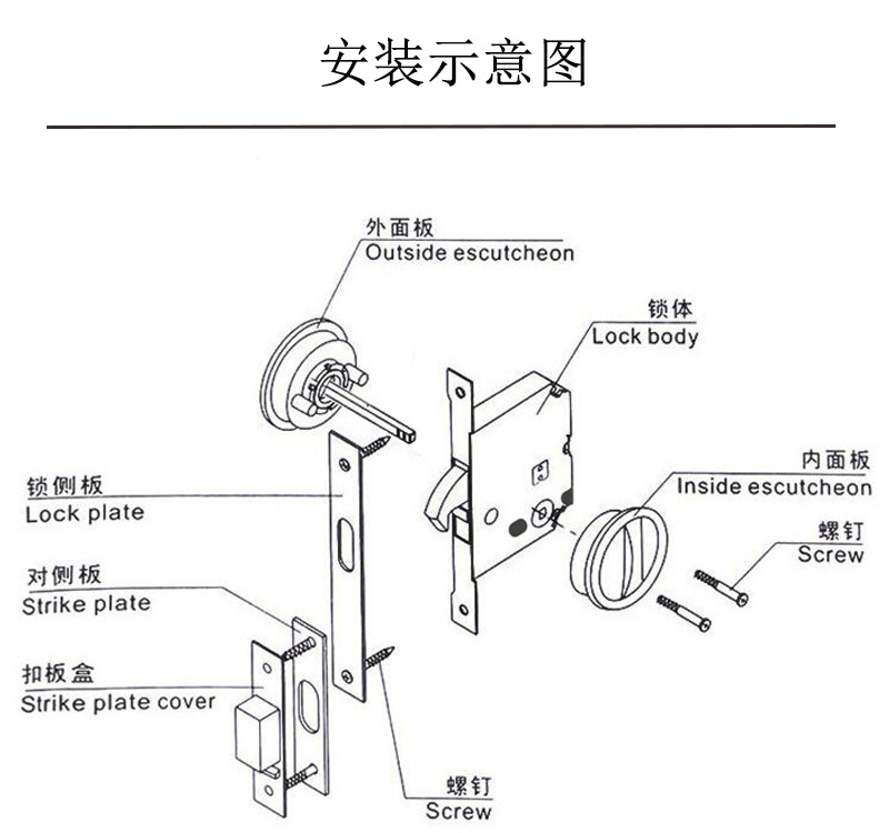 91抖音下载大全91抖音轻量版RSL-610DM 移门推拉门锁