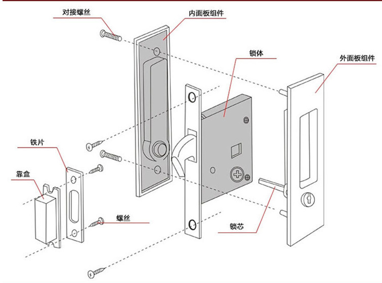 91抖音下载大全91抖音轻量版RSL-604ET 移门用锁